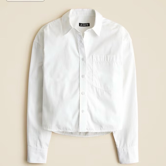 J. Crew Étienne Cropped Button-up Shirt - NWT - Picture 2 of 8